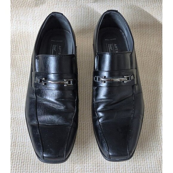 Apt. 9 Ortholite Impressions Black Buckle Dress 12M Memory Foam Shoes Loafers - Picture 4 of 12